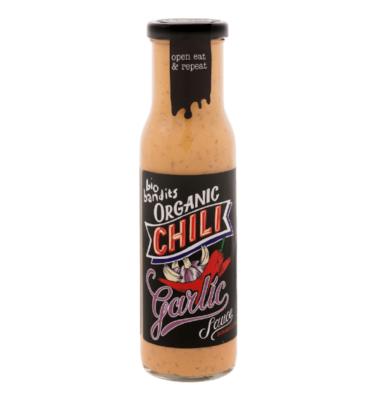 Sos Czosnkowy z chilli BIO - BIO BANDITS - 250 ml