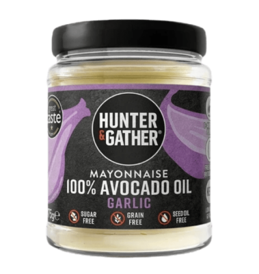 Keto Majonez - Czosnek - Na bazie oleju z Awokado - Hunter & Gather - 175g