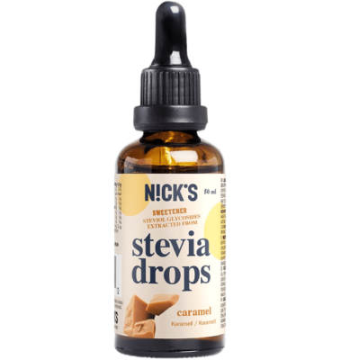 Stewia w płynie - KARMEL - keto słodzik - 50ml