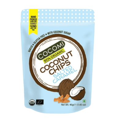 Keto chipsy kokosowe - COCOMI z solą morską