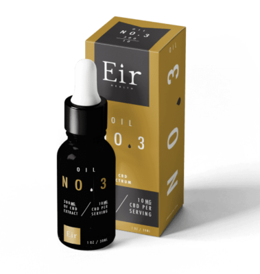 Olej CBD EirHealth - średnie stężenie - NO.3
